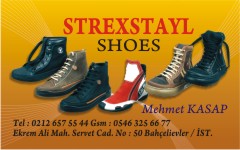 ayakkabı kartvizitleri, strexstayl shoes